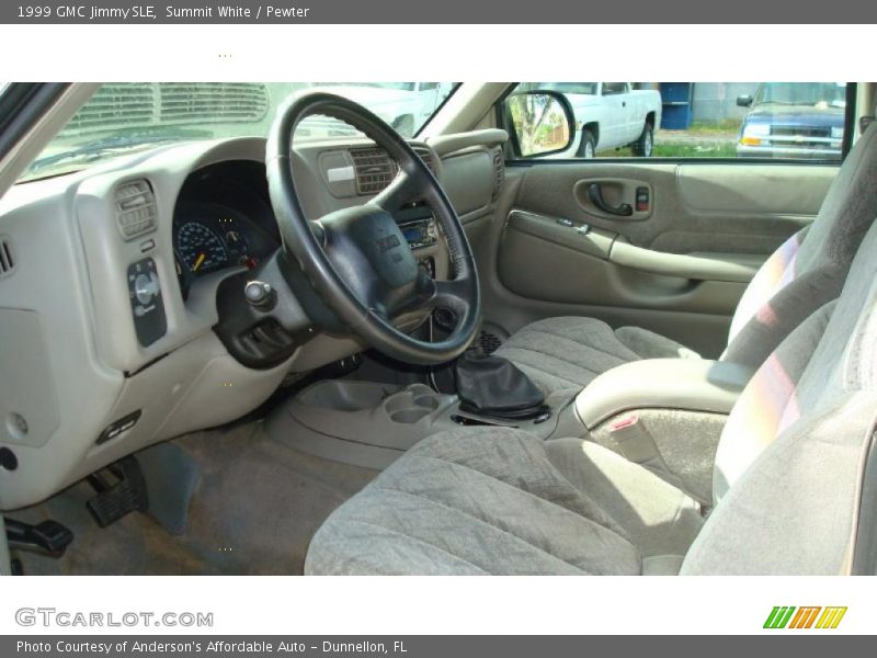 Summit White / Pewter 1999 GMC Jimmy SLE