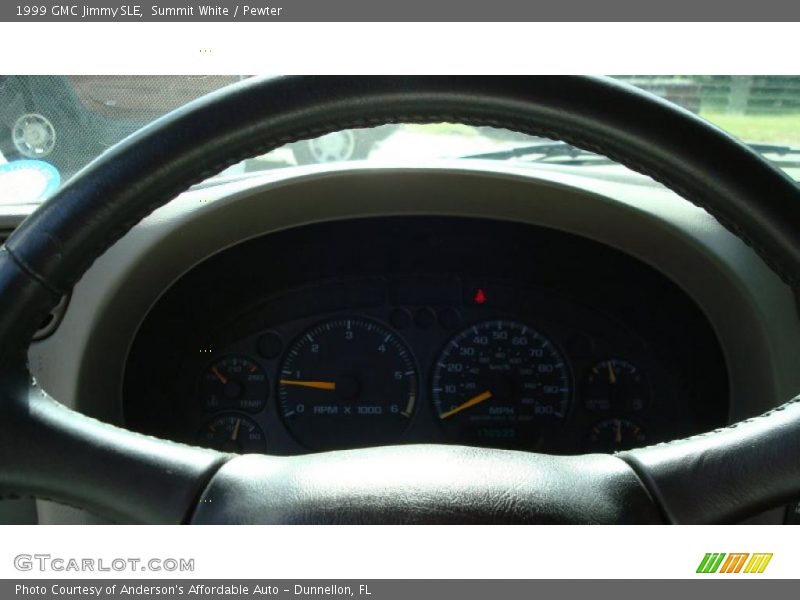 Summit White / Pewter 1999 GMC Jimmy SLE