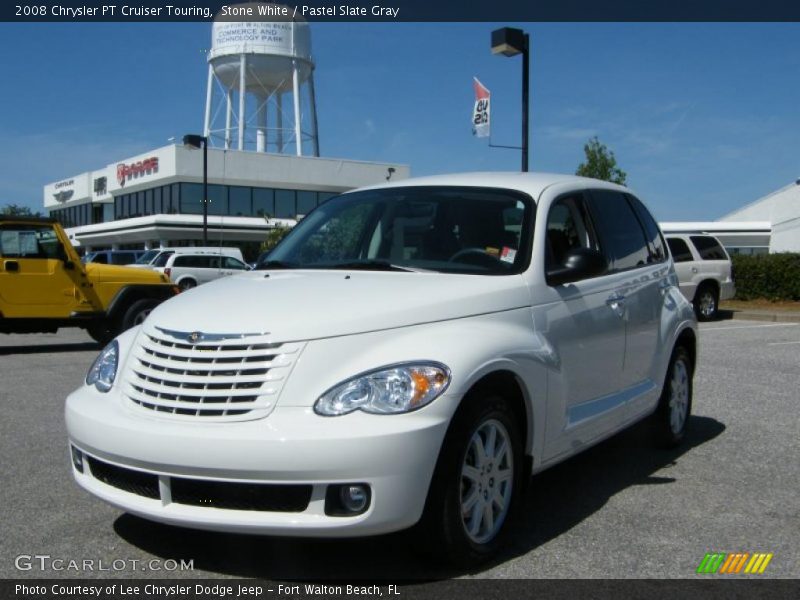 Stone White / Pastel Slate Gray 2008 Chrysler PT Cruiser Touring