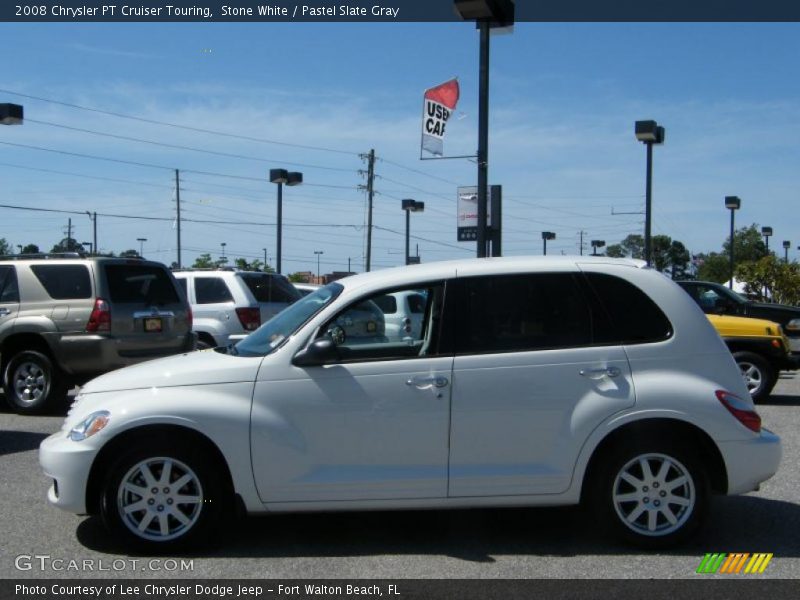 Stone White / Pastel Slate Gray 2008 Chrysler PT Cruiser Touring