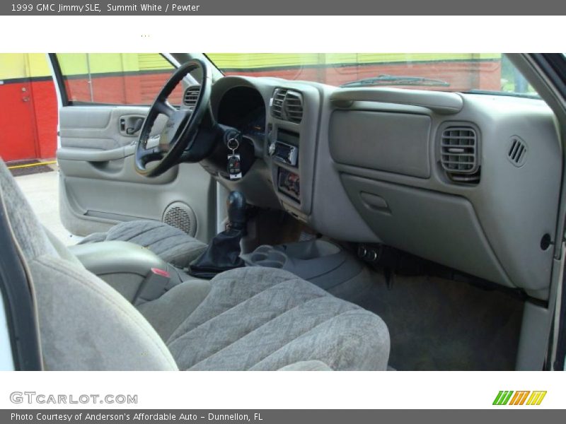 Summit White / Pewter 1999 GMC Jimmy SLE