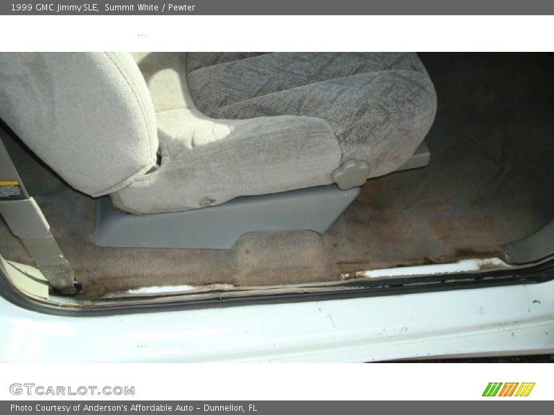 Summit White / Pewter 1999 GMC Jimmy SLE