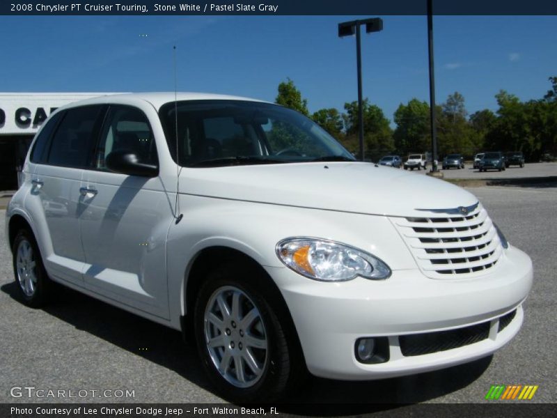 Stone White / Pastel Slate Gray 2008 Chrysler PT Cruiser Touring
