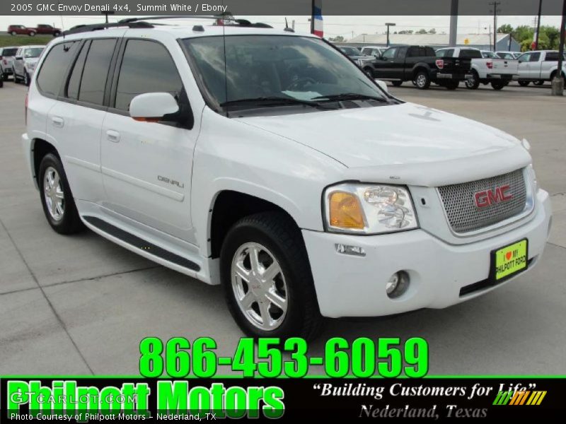 Summit White / Ebony 2005 GMC Envoy Denali 4x4
