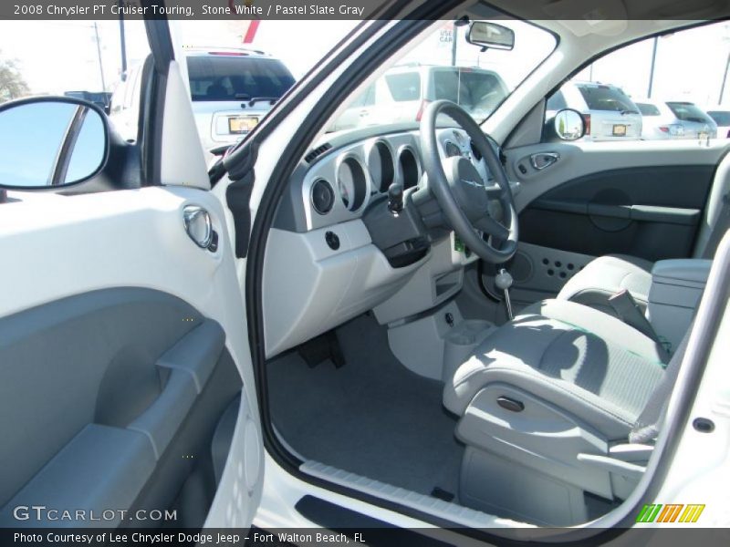Stone White / Pastel Slate Gray 2008 Chrysler PT Cruiser Touring