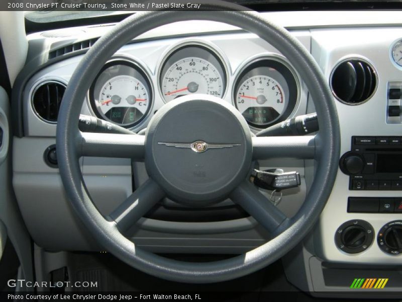 Stone White / Pastel Slate Gray 2008 Chrysler PT Cruiser Touring