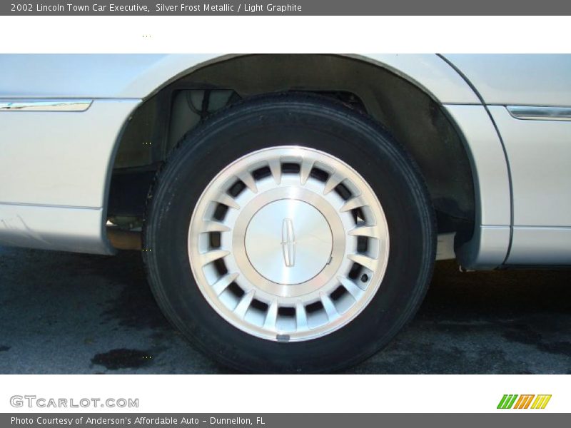 Silver Frost Metallic / Light Graphite 2002 Lincoln Town Car Executive