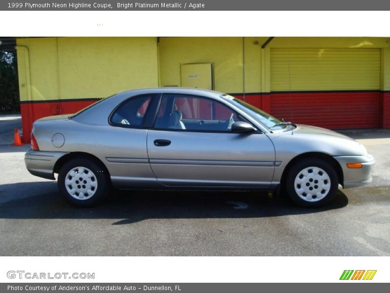 Bright Platinum Metallic / Agate 1999 Plymouth Neon Highline Coupe