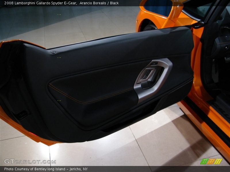 Arancio Borealis / Black 2008 Lamborghini Gallardo Spyder E-Gear