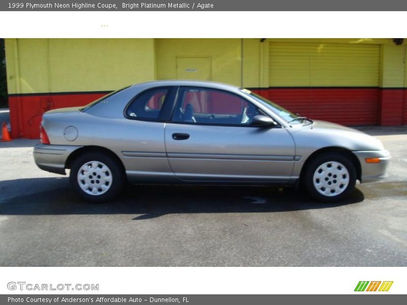 Bright Platinum Metallic / Agate 1999 Plymouth Neon Highline Coupe