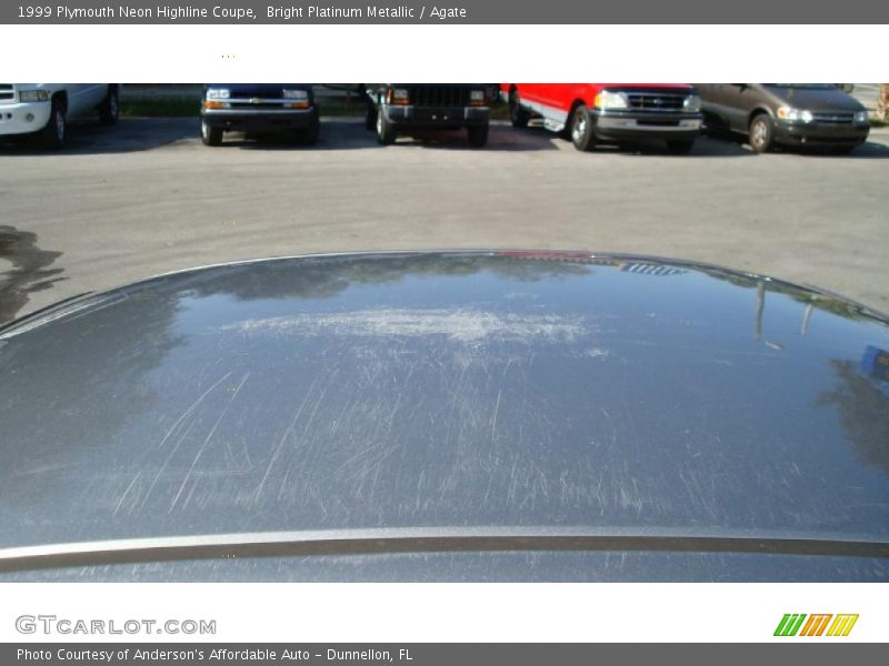 Bright Platinum Metallic / Agate 1999 Plymouth Neon Highline Coupe