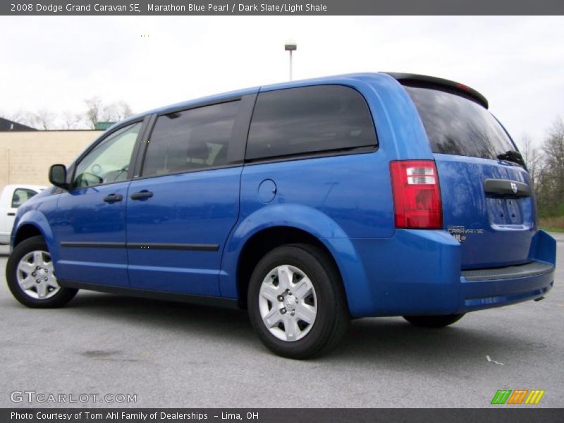 Marathon Blue Pearl / Dark Slate/Light Shale 2008 Dodge Grand Caravan SE