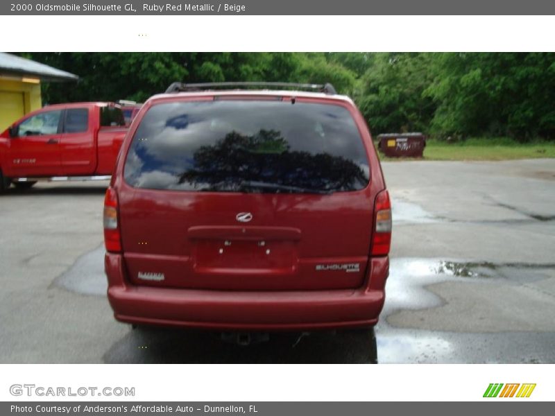 Ruby Red Metallic / Beige 2000 Oldsmobile Silhouette GL