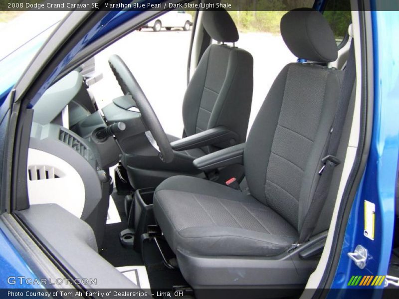 Marathon Blue Pearl / Dark Slate/Light Shale 2008 Dodge Grand Caravan SE