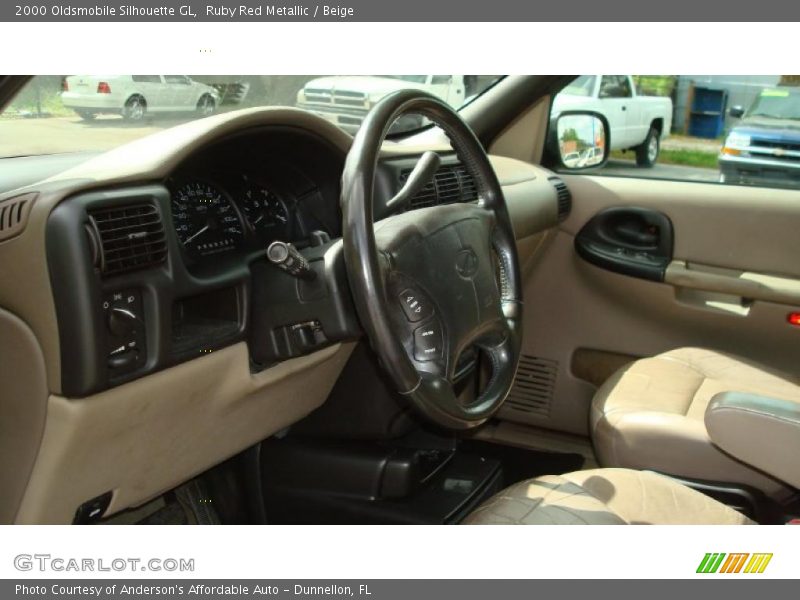 Ruby Red Metallic / Beige 2000 Oldsmobile Silhouette GL