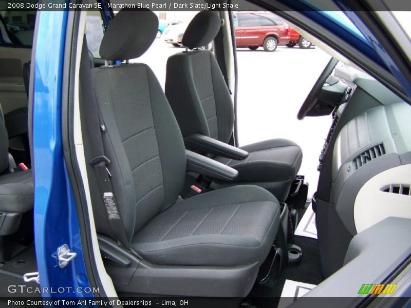 Marathon Blue Pearl / Dark Slate/Light Shale 2008 Dodge Grand Caravan SE