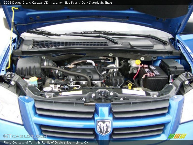 Marathon Blue Pearl / Dark Slate/Light Shale 2008 Dodge Grand Caravan SE
