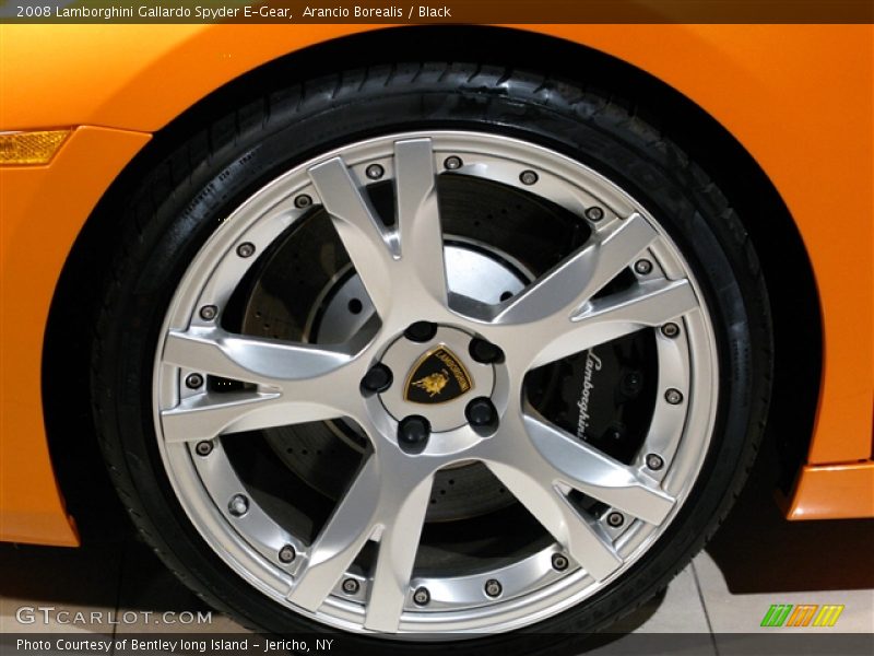Arancio Borealis / Black 2008 Lamborghini Gallardo Spyder E-Gear