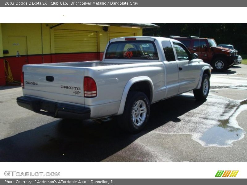 Bright Silver Metallic / Dark Slate Gray 2003 Dodge Dakota SXT Club Cab