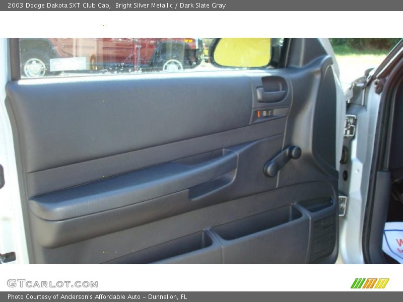Bright Silver Metallic / Dark Slate Gray 2003 Dodge Dakota SXT Club Cab