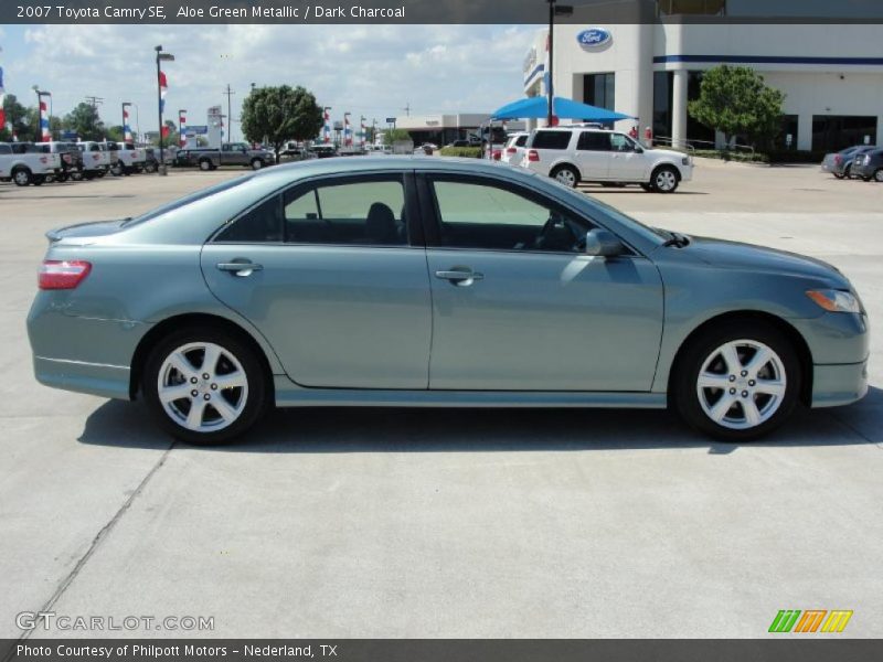 Aloe Green Metallic / Dark Charcoal 2007 Toyota Camry SE