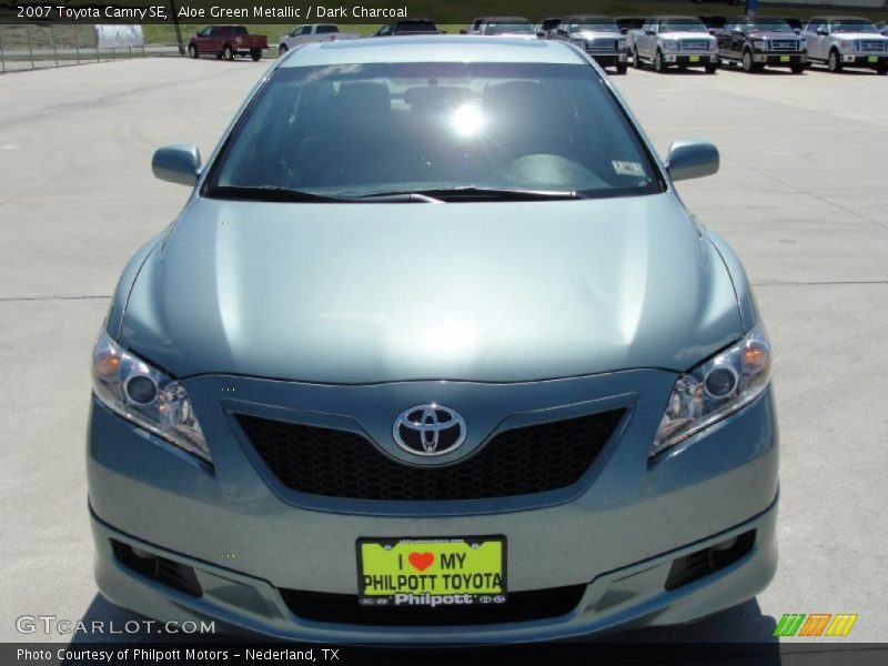 Aloe Green Metallic / Dark Charcoal 2007 Toyota Camry SE