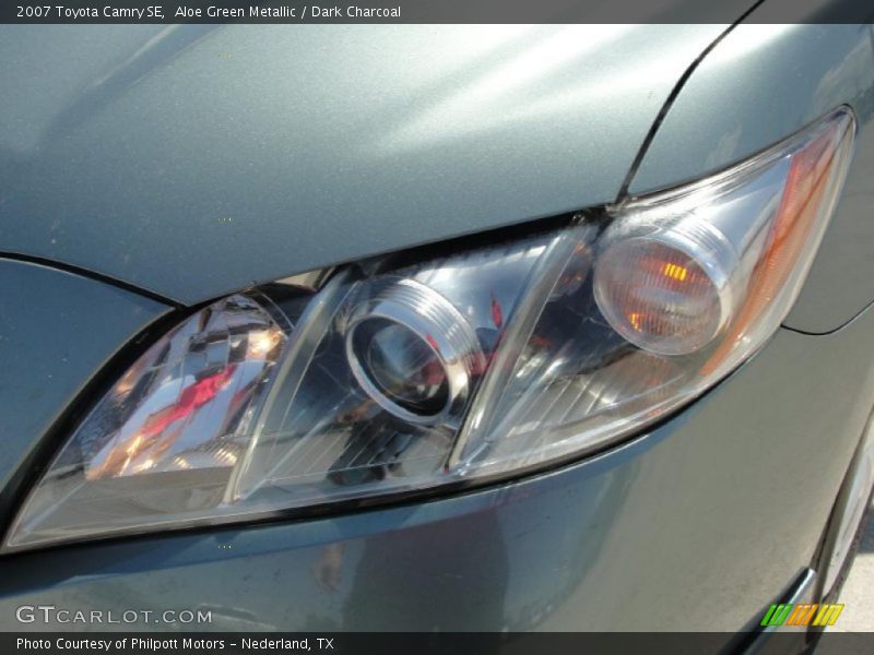 Aloe Green Metallic / Dark Charcoal 2007 Toyota Camry SE