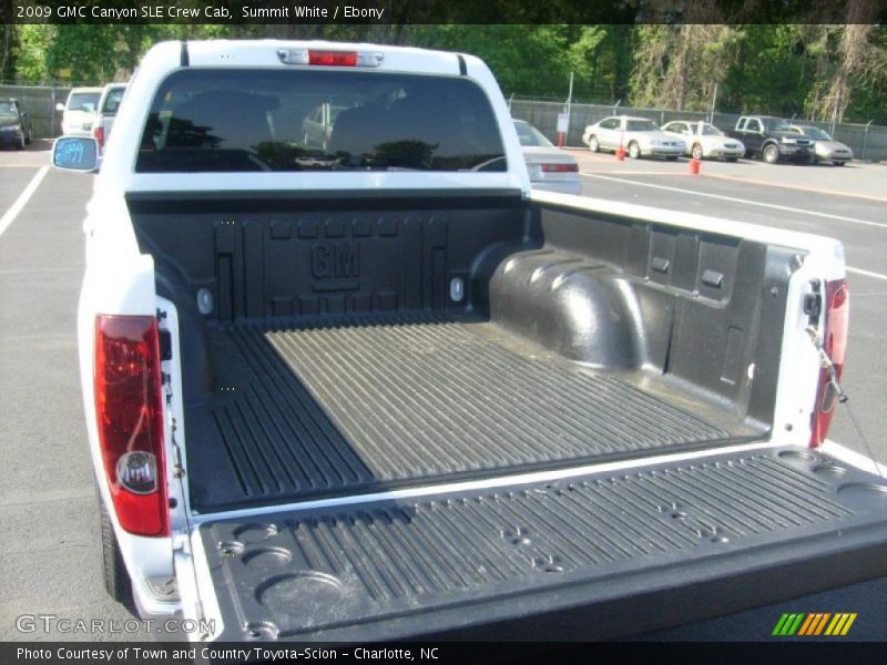 Summit White / Ebony 2009 GMC Canyon SLE Crew Cab