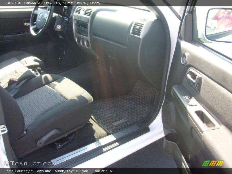 Summit White / Ebony 2009 GMC Canyon SLE Crew Cab