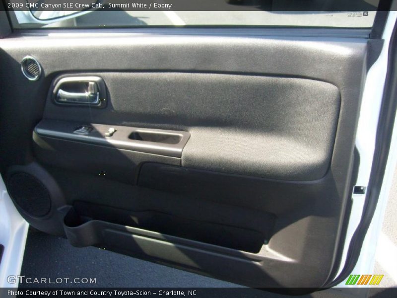 Summit White / Ebony 2009 GMC Canyon SLE Crew Cab