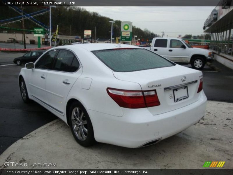 Starfire Pearl / Black 2007 Lexus LS 460