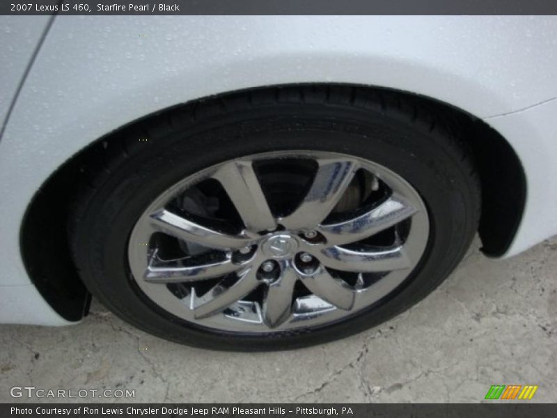 Starfire Pearl / Black 2007 Lexus LS 460