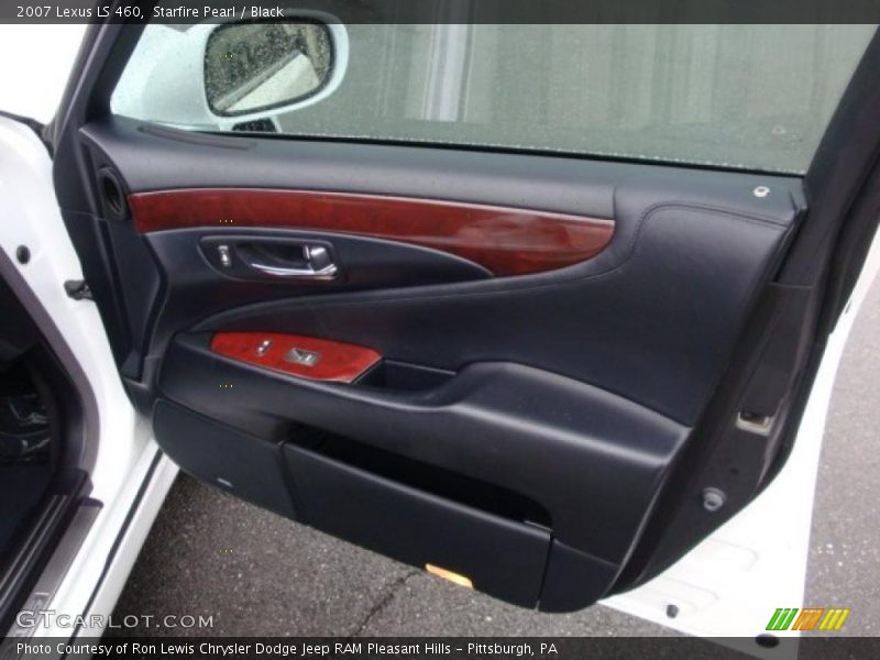 Starfire Pearl / Black 2007 Lexus LS 460