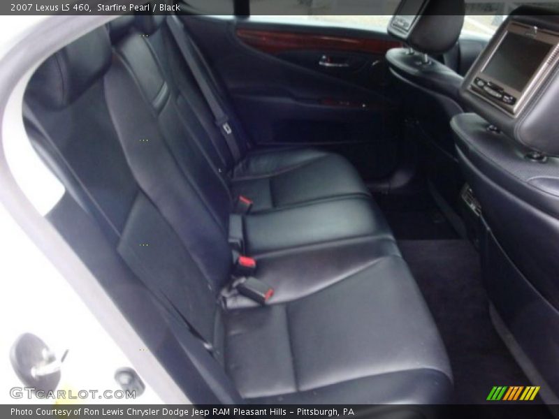 Starfire Pearl / Black 2007 Lexus LS 460