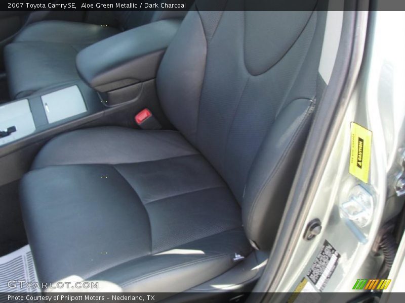Aloe Green Metallic / Dark Charcoal 2007 Toyota Camry SE