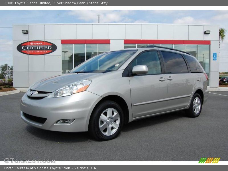 Silver Shadow Pearl / Stone Gray 2006 Toyota Sienna Limited