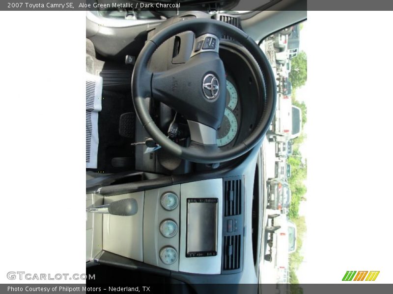Aloe Green Metallic / Dark Charcoal 2007 Toyota Camry SE