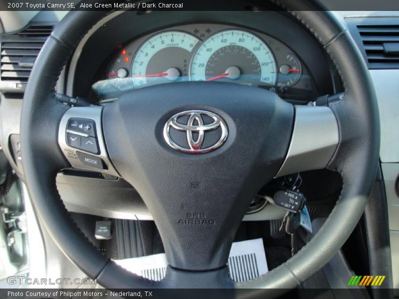 Aloe Green Metallic / Dark Charcoal 2007 Toyota Camry SE