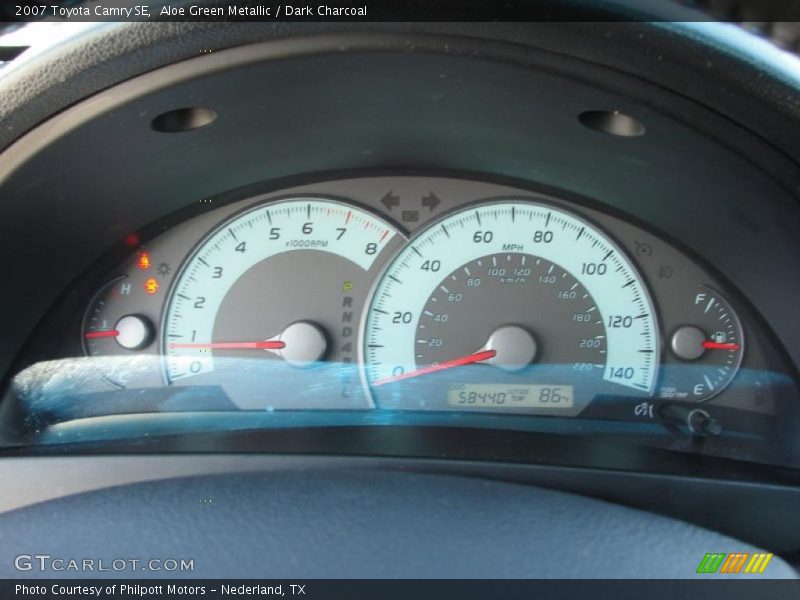 Aloe Green Metallic / Dark Charcoal 2007 Toyota Camry SE