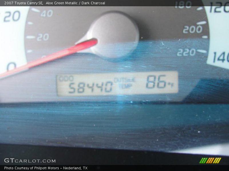 Aloe Green Metallic / Dark Charcoal 2007 Toyota Camry SE