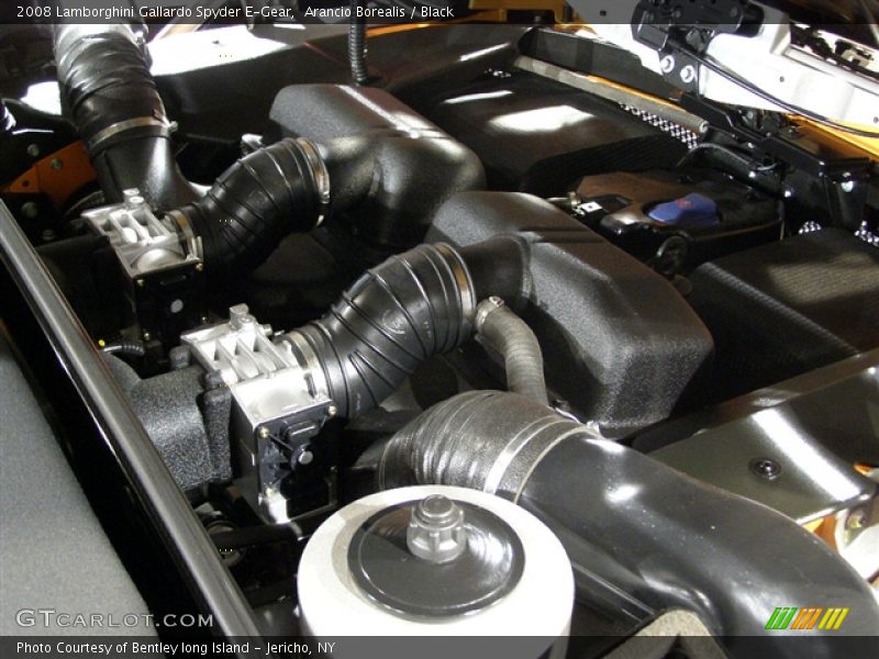 Arancio Borealis / Black 2008 Lamborghini Gallardo Spyder E-Gear