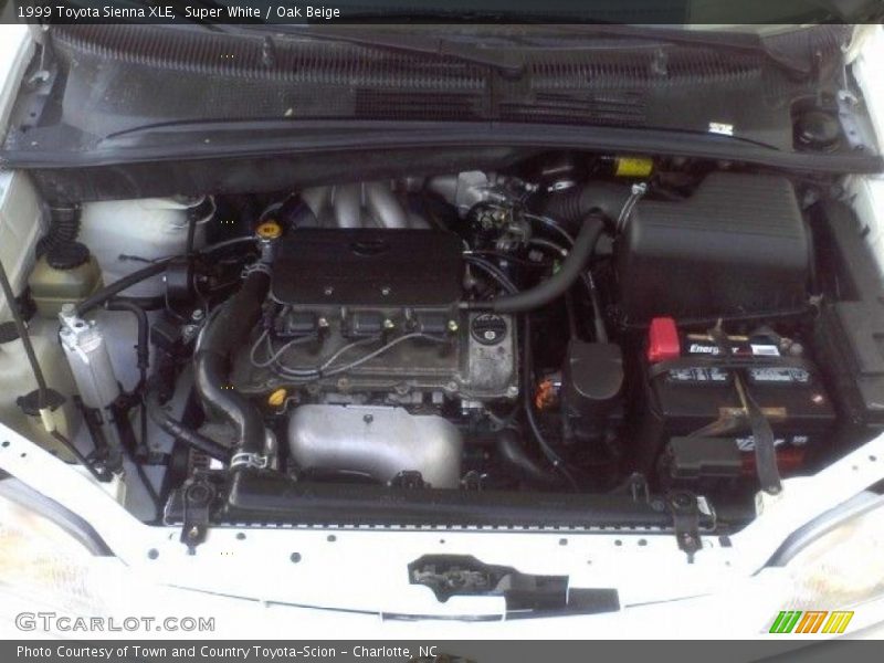 Super White / Oak Beige 1999 Toyota Sienna XLE