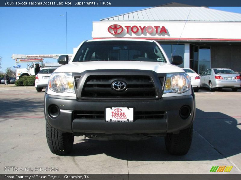 Super White / Taupe 2006 Toyota Tacoma Access Cab 4x4