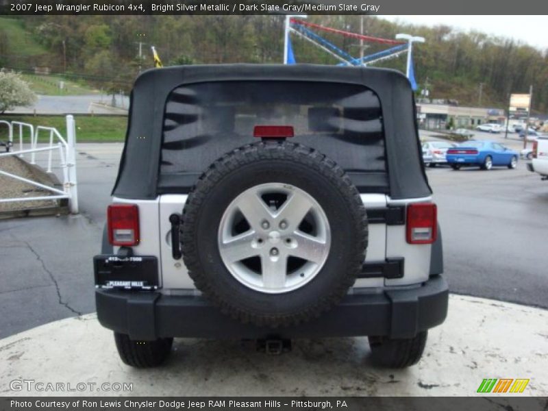 Bright Silver Metallic / Dark Slate Gray/Medium Slate Gray 2007 Jeep Wrangler Rubicon 4x4