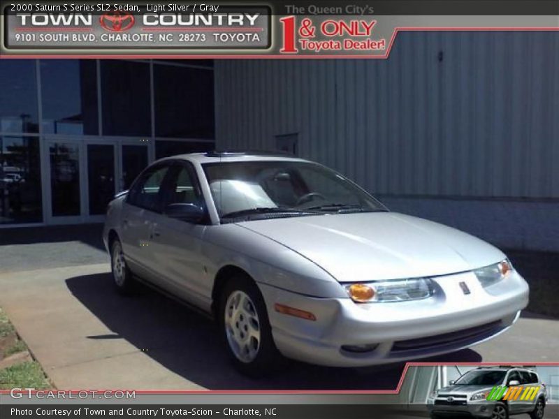 Light Silver / Gray 2000 Saturn S Series SL2 Sedan