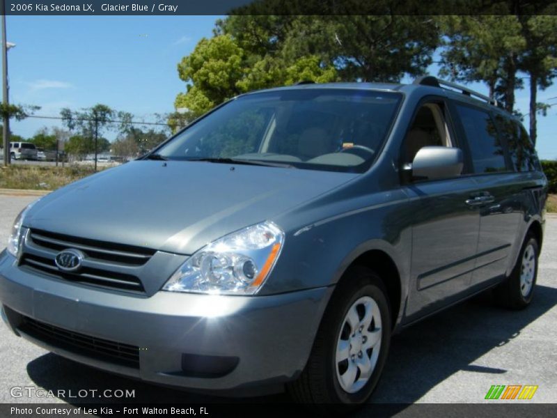 Glacier Blue / Gray 2006 Kia Sedona LX