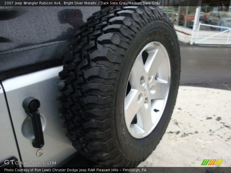 Bright Silver Metallic / Dark Slate Gray/Medium Slate Gray 2007 Jeep Wrangler Rubicon 4x4