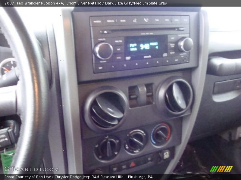 Bright Silver Metallic / Dark Slate Gray/Medium Slate Gray 2007 Jeep Wrangler Rubicon 4x4