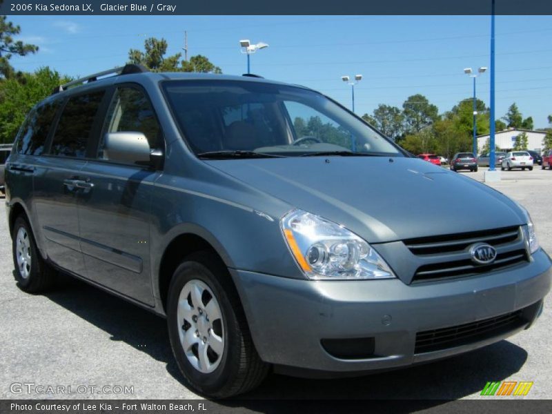 Glacier Blue / Gray 2006 Kia Sedona LX