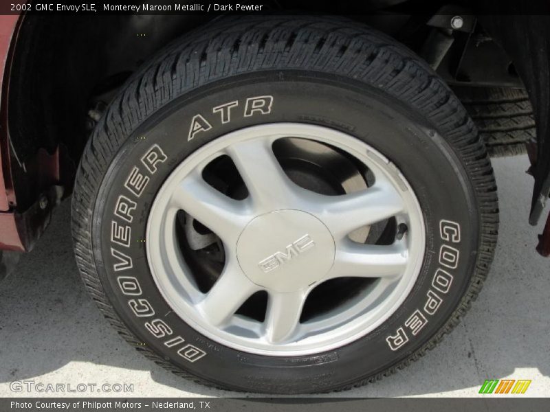 Monterey Maroon Metallic / Dark Pewter 2002 GMC Envoy SLE